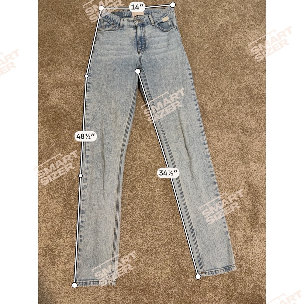 REVICE Light Blue Skinny Jeans / size 27. B13 - Picture 6 of 7